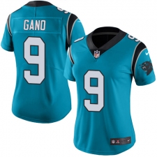 Women's Nike Carolina Panthers #9 Graham Gano Elite Blue Alternate NFL Jersey