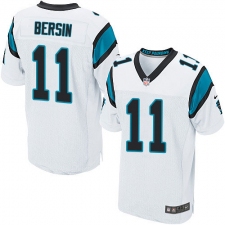 Men's Nike Carolina Panthers #11 Brenton Bersin Elite White NFL Jersey