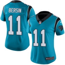 Women's Nike Carolina Panthers #11 Brenton Bersin Blue Alternate Vapor Untouchable Limited Player NFL Jersey
