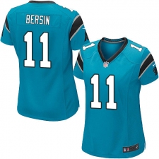 Women's Nike Carolina Panthers #11 Brenton Bersin Game Blue Alternate NFL Jersey