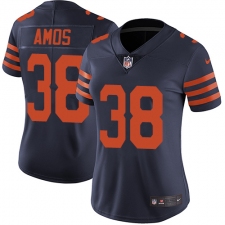 Women's Nike Chicago Bears #38 Adrian Amos Elite Navy Blue Alternate NFL Jersey