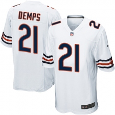 Men's Nike Chicago Bears #21 Quintin Demps Game White NFL Jersey