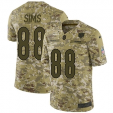 Men's Nike Chicago Bears #88 Dion Sims Limited Camo 2018 Salute to Service NFL Jersey