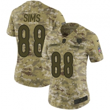 Women's Nike Chicago Bears #88 Dion Sims Limited Camo 2018 Salute to Service NFL Jersey