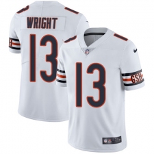 Youth Nike Chicago Bears #13 Kendall Wright White Vapor Untouchable Limited Player NFL Jersey