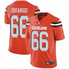 Youth Nike Cleveland Browns #66 Spencer Drango Orange Alternate Vapor Untouchable Limited Player NFL Jersey