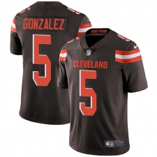 Youth Nike Cleveland Browns #5 Zane Gonzalez Elite Brown Team Color NFL Jersey