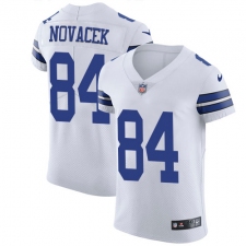Men's Nike Dallas Cowboys #84 Jay Novacek Elite White NFL Jersey