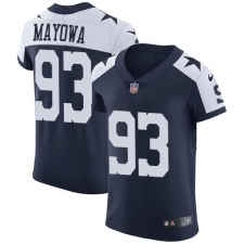 Men's Nike Dallas Cowboys #93 Benson Mayowa Navy Blue Throwback Alternate Vapor Untouchable Elite Player NFL Jersey