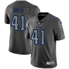 Men's Nike Dallas Cowboys #41 Keith Smith Gray Static Vapor Untouchable Limited NFL Jersey