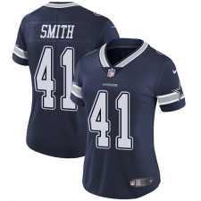 Women's Nike Dallas Cowboys #41 Keith Smith Elite Navy Blue Team Color NFL Jersey