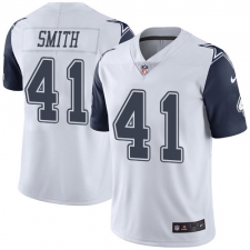 Youth Nike Dallas Cowboys #41 Keith Smith Limited White Rush Vapor Untouchable NFL Jersey
