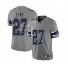 Men's Dallas Cowboys #27 Jourdan Lewis Limited Gray Inverted Legend Football Jersey