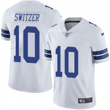 Youth Nike Dallas Cowboys #10 Ryan Switzer White Vapor Untouchable Limited Player NFL Jersey