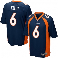 Men's Nike Denver Broncos #6 Chad Kelly Game Navy Blue Alternate NFL Jersey
