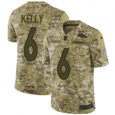 Men's Nike Denver Broncos #6 Chad Kelly Limited Camo 2018 Salute to Service NFL Jersey