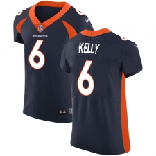 Men's Nike Denver Broncos #6 Chad Kelly Navy Blue Alternate Vapor Untouchable Elite Player NFL Jersey