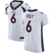 Men's Nike Denver Broncos #6 Chad Kelly White Vapor Untouchable Elite Player NFL Jersey
