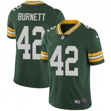 Youth Nike Green Bay Packers #42 Morgan Burnett Elite Green Team Color NFL Jersey