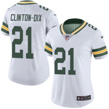 Women's Nike Green Bay Packers #21 Ha Ha Clinton-Dix White Vapor Untouchable Limited Player NFL Jersey