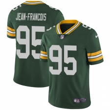 Youth Nike Green Bay Packers #95 Ricky Jean-Francois Green Team Color Vapor Untouchable Limited Player NFL Jersey