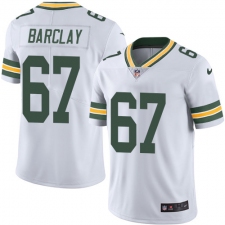 Youth Nike Green Bay Packers #67 Don Barclay Elite White NFL Jersey