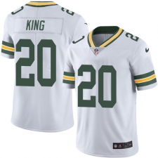 Youth Nike Green Bay Packers #20 Kevin King Elite White NFL Jersey