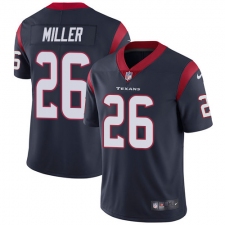 Youth Nike Houston Texans #26 Lamar Miller Elite Navy Blue Team Color NFL Jersey