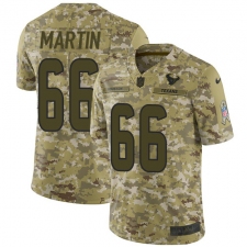Men's Nike Houston Texans #66 Nick Martin Limited Camo 2018 Salute to Service NFL Jersey