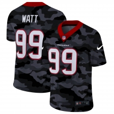 Men's Houston Texans #99 J.J. Watt Camo 2020 Nike Limited Jersey