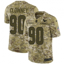 Youth Nike Houston Texans #90 Jadeveon Clowney Limited Camo 2018 Salute to Service NFL Jersey
