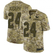 Youth Nike Houston Texans #24 Johnathan Joseph Limited Camo 2018 Salute to Service NFL Jersey