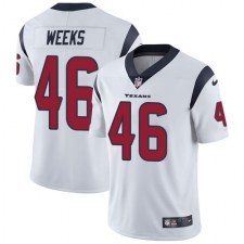 Youth Nike Houston Texans #46 Jon Weeks Elite White NFL Jersey