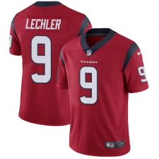 Men's Nike Houston Texans #9 Shane Lechler Limited Red Alternate Vapor Untouchable NFL Jersey