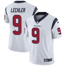 Men's Nike Houston Texans #9 Shane Lechler Limited White Vapor Untouchable NFL Jersey