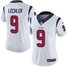 Women's Nike Houston Texans #9 Shane Lechler Limited White Vapor Untouchable NFL Jersey