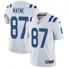 Youth Nike Indianapolis Colts #87 Reggie Wayne Elite White NFL Jersey