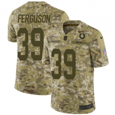 Men's Nike Indianapolis Colts #39 Josh Ferguson Limited Camo 2018 Salute to Service NFL Jersey