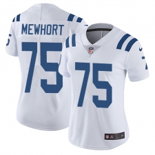 Women's Nike Indianapolis Colts #75 Jack Mewhort Elite White NFL Jersey