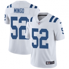 Youth Nike Indianapolis Colts #52 Barkevious Mingo Elite White NFL Jersey