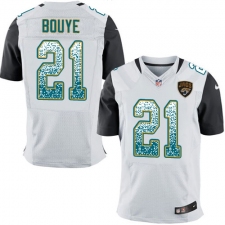Men's Nike Jacksonville Jaguars #21 A.J. Bouye Elite White Road Drift Fashion NFL Jersey