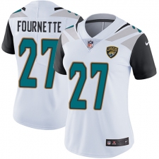 Women's Nike Jacksonville Jaguars #27 Leonard Fournette Elite White NFL Jersey