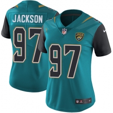 Women's Nike Jacksonville Jaguars #97 Malik Jackson Elite Teal Green Team Color NFL Jersey