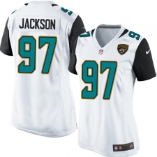 Women's Nike Jacksonville Jaguars #97 Malik Jackson Game White NFL Jersey