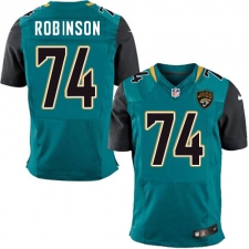 Men's Nike Jacksonville Jaguars #74 Cam Robinson Teal Green Team Color Vapor Untouchable Elite Player NFL Jersey