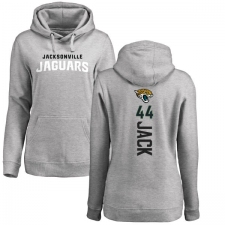 NFL Women's Nike Jacksonville Jaguars #44 Myles Jack Ash Backer Pullover Hoodie
