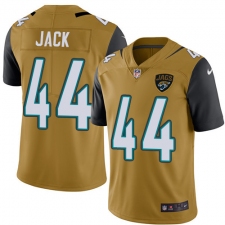 Youth Nike Jacksonville Jaguars #44 Myles Jack Limited Gold Rush Vapor Untouchable NFL Jersey