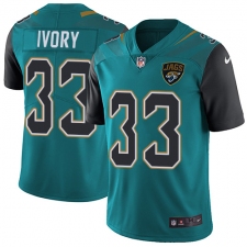 Youth Nike Jacksonville Jaguars #33 Chris Ivory Teal Green Team Color Vapor Untouchable Limited Player NFL Jersey