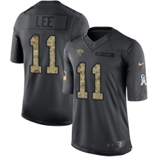 Youth Nike Jacksonville Jaguars #11 Marqise Lee Limited Black 2016 Salute to Service NFL Jersey