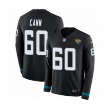 Youth Nike Jacksonville Jaguars #60 A. J. Cann Limited Black Therma Long Sleeve NFL Jersey